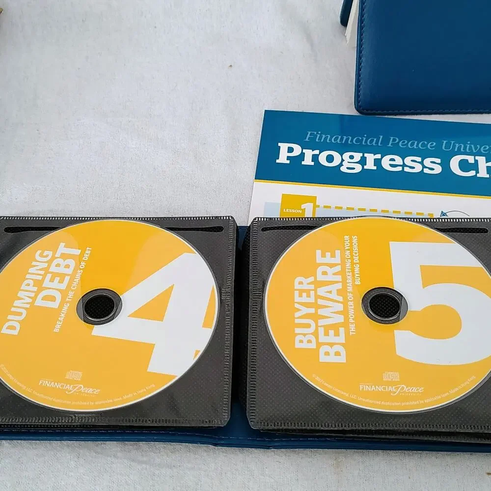Dave Ramsey Financial Peace University Envelope System Wallet, Audio CD, Chart